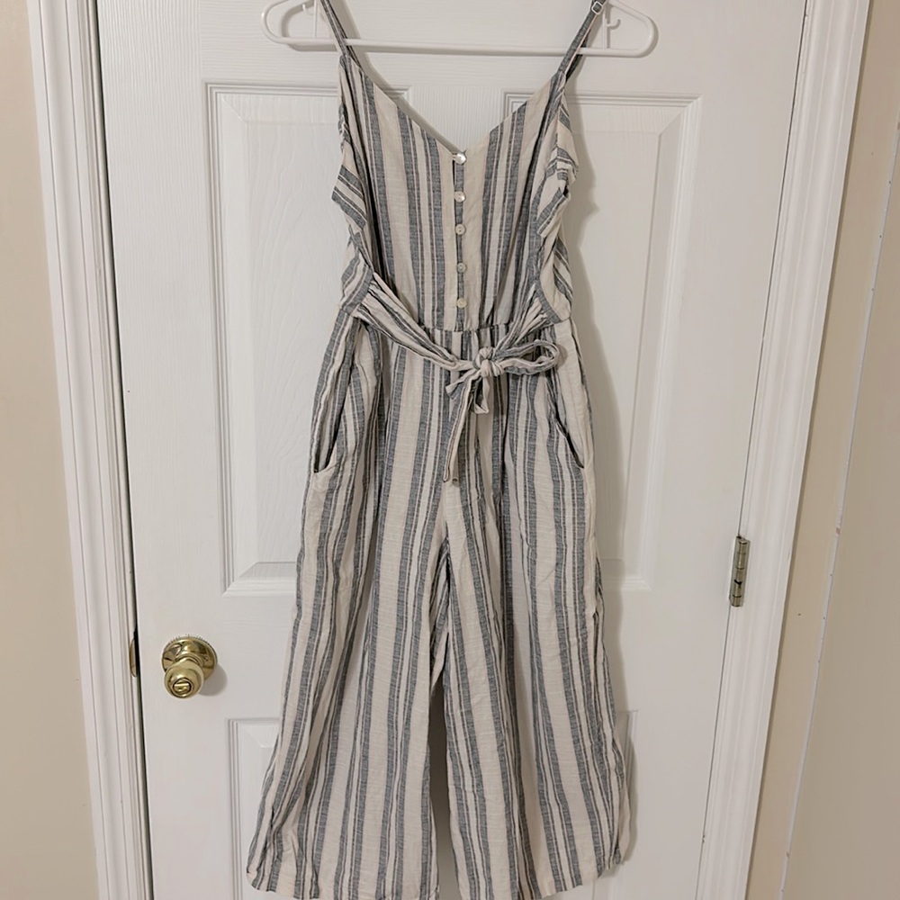 As U Wish Multicolored Striped Jumpsuit